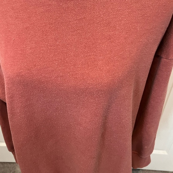 Aerie size S Oversized Mauve Dusty Rose Pullover Sweatshirt - Picture 4 of 15